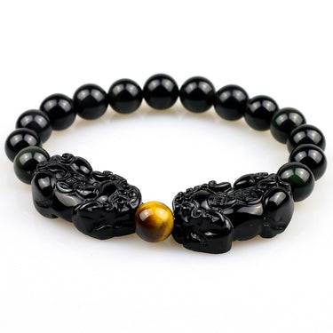 Feng Shui Black Obsidian Wealth Bracelet